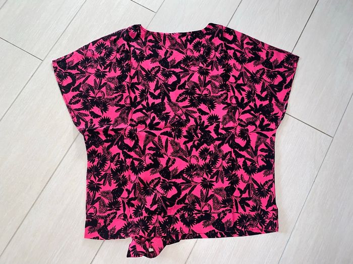 Cache Cache blouse noire et rose 42 - photo numéro 4