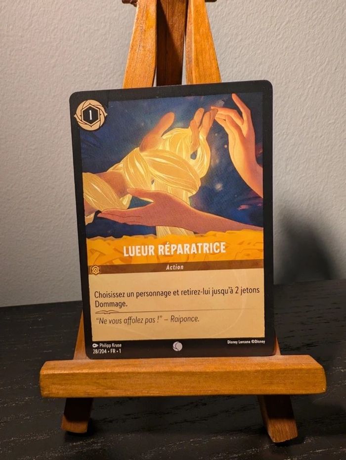 🌟 Lueur réparatrice – Disney Lorcana FR - En excellent état 🌟