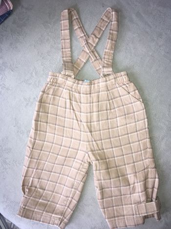 Pantalon-knickers à bretelles croisées dos, Cyrillus 9 mois