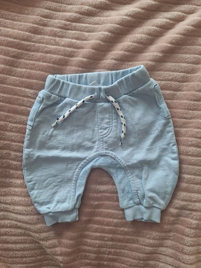 Pantalon bleu ciel 3 mois mes petits cailloux