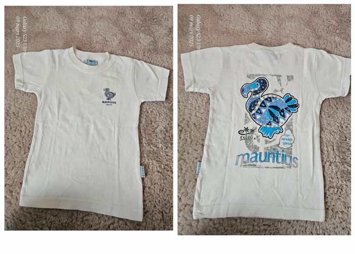 T shirt île Maurice 6 ans