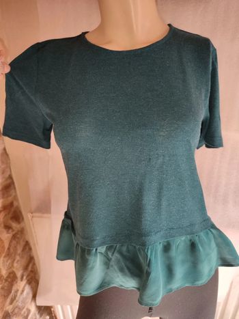 Tee shirt bi matière