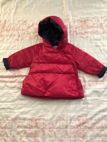 Doudoune bébé +écharpe +bonnet et gants