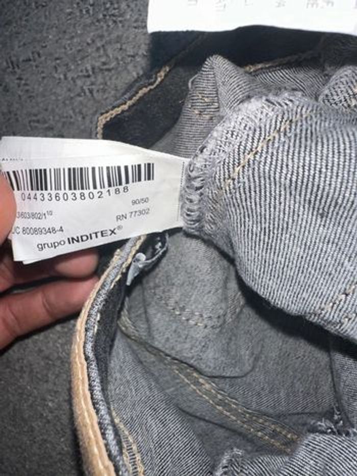Jean skinny à poche noir gris Zara - photo numéro 6