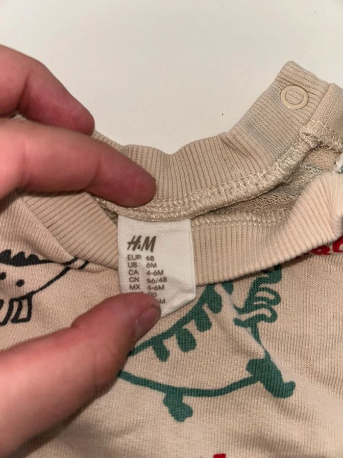 Pull dinosaures h&m taille 68