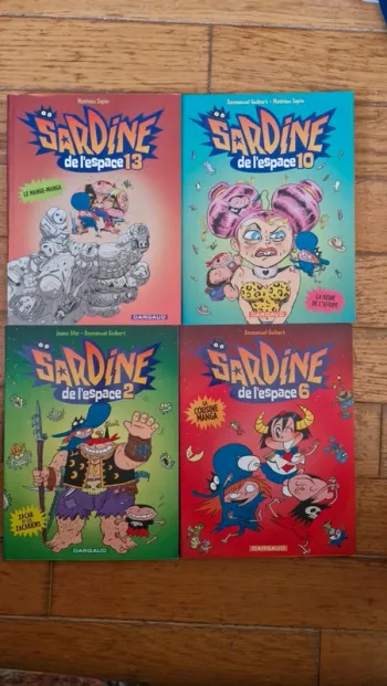 Lot de 4 sardines de l espace
