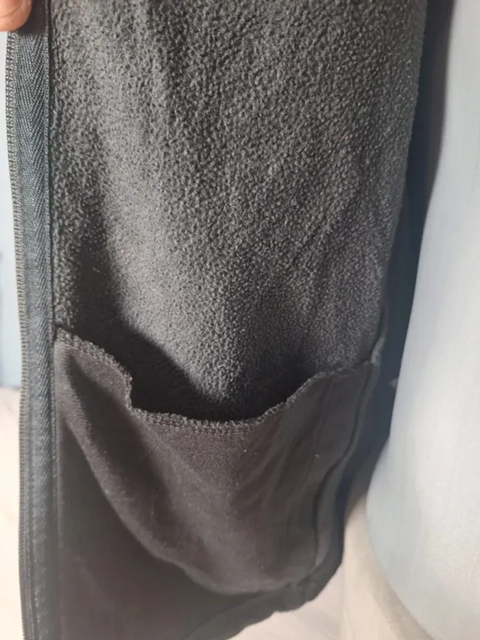 Polaire zippée Eddie Bauer – Homme M – Noir - brodé (627) - photo numéro 7