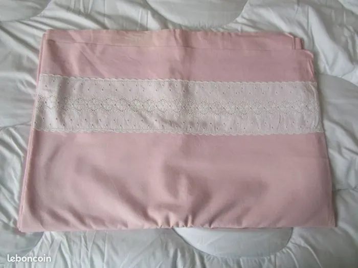 Parure 2 Draps rétro neufs pour lit 2 places de 140 X 190 cm - photo numéro 3