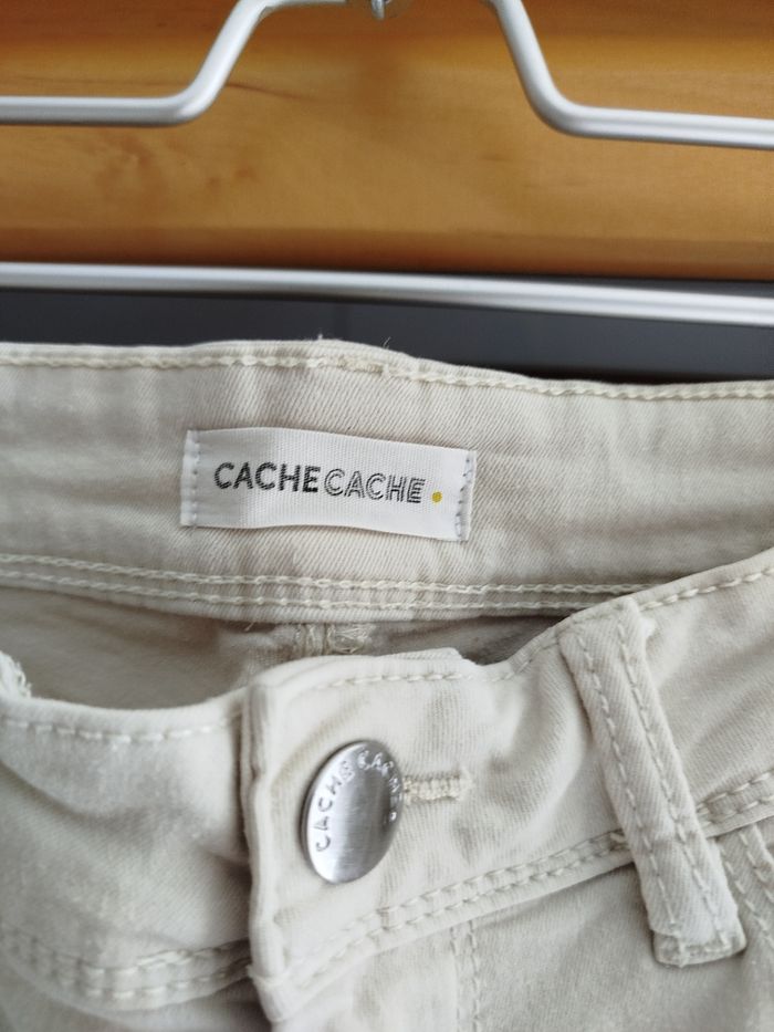 Jean beige/crème taille 34 
Cache-Cache - photo numéro 5
