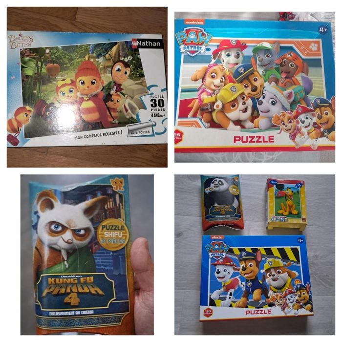 Lot de 6 puzzles 35 pièces