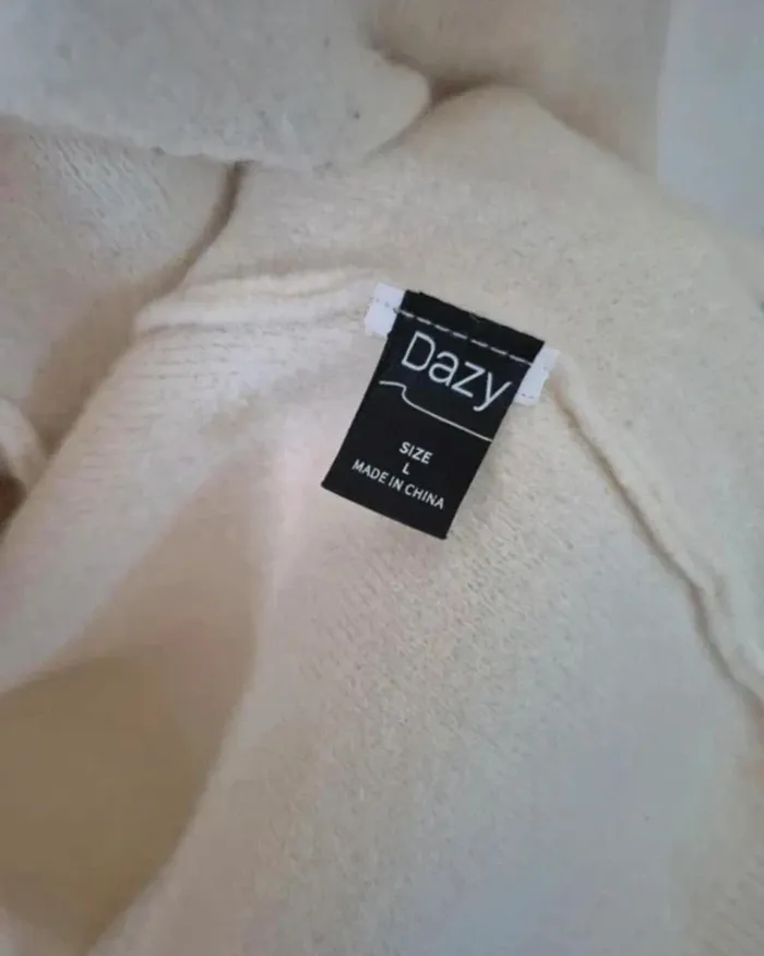 Cardigan long écru - photo numéro 2
