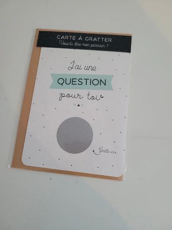 Carte a gratter parrain