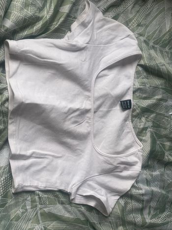 Teeshirt blanc court
