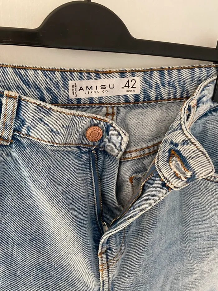 Jean clair droit évasé taille haute 42 - photo numéro 3