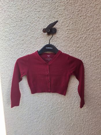 👚 Gilet court à manches longues In Extenso 5 ans