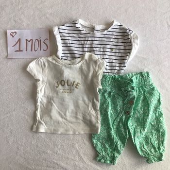 Lot fille 1 mois été