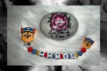 Attache tétine personnalisée