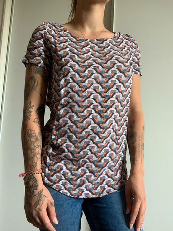 Blouse Promod géométrique taille 36 s
