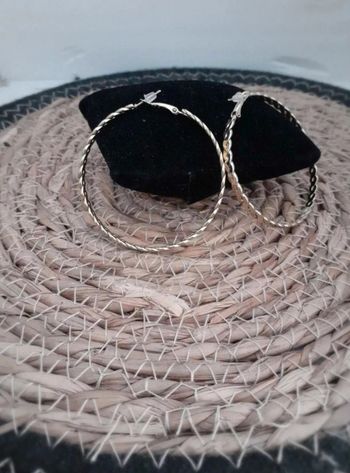 Boucles d'oreilles  créoles  C2