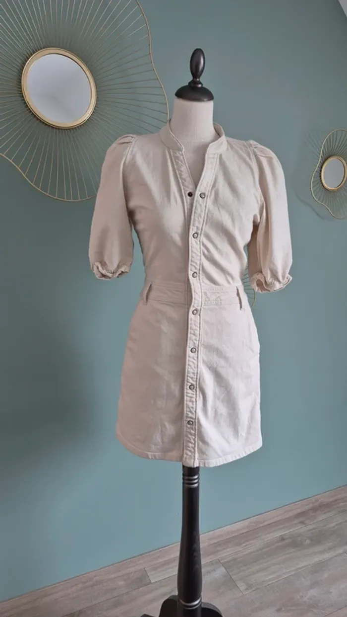 Robe en jeans beige Pepe jeans neuve