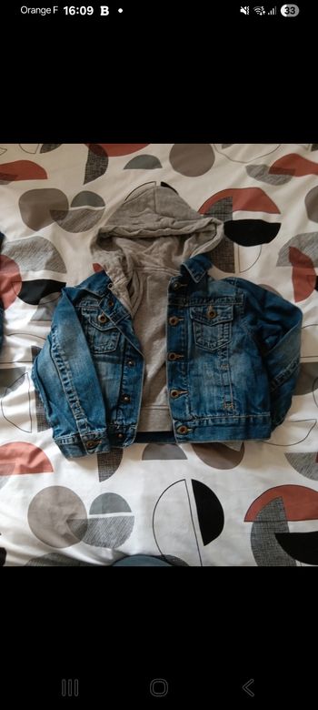 Veste en jean garçon 