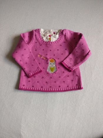 Pull bébé fille 6 mois