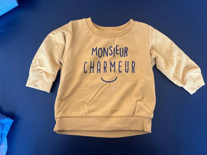 Pull 12 mois Monsieur charmeur