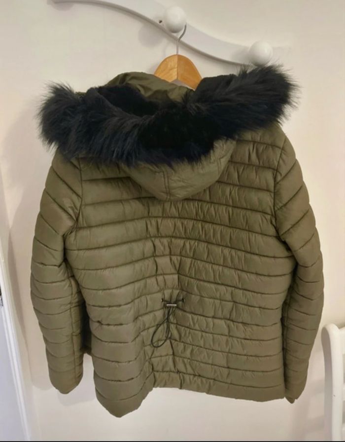 doudoune manteau femme Camaïeu Kaki T44 - photo numéro 10