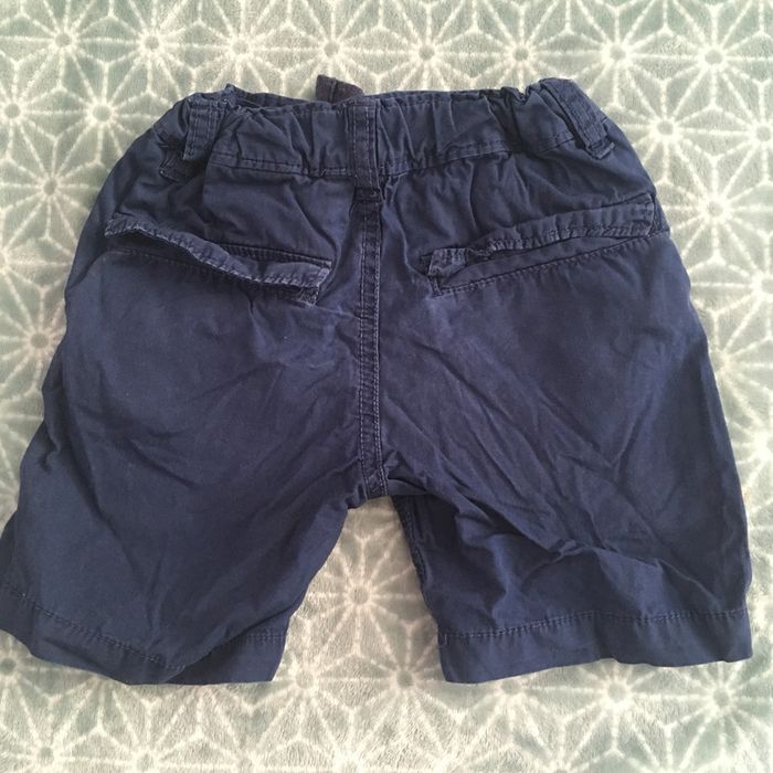 Short bleu H&M - 2/3 ans - photo numéro 3