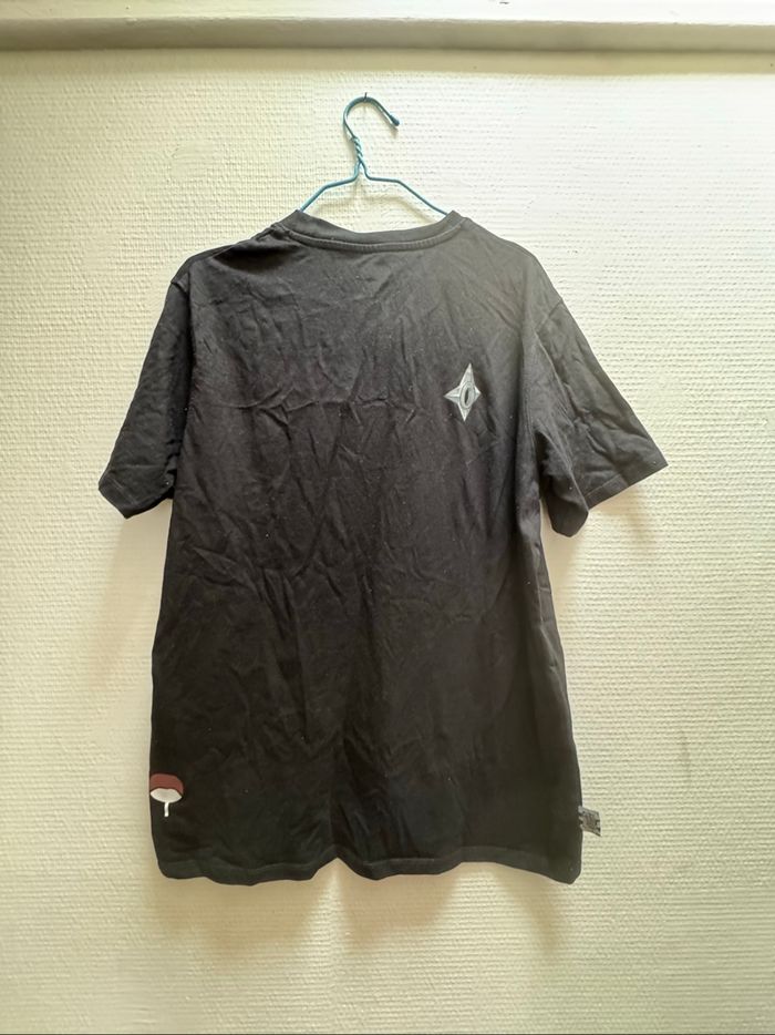 T-shirt noir en coton coupe régulière de Sasuke - photo numéro 3