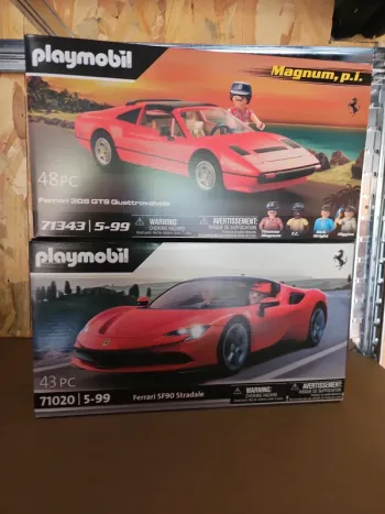 Magnum et Ferrari playmobil
