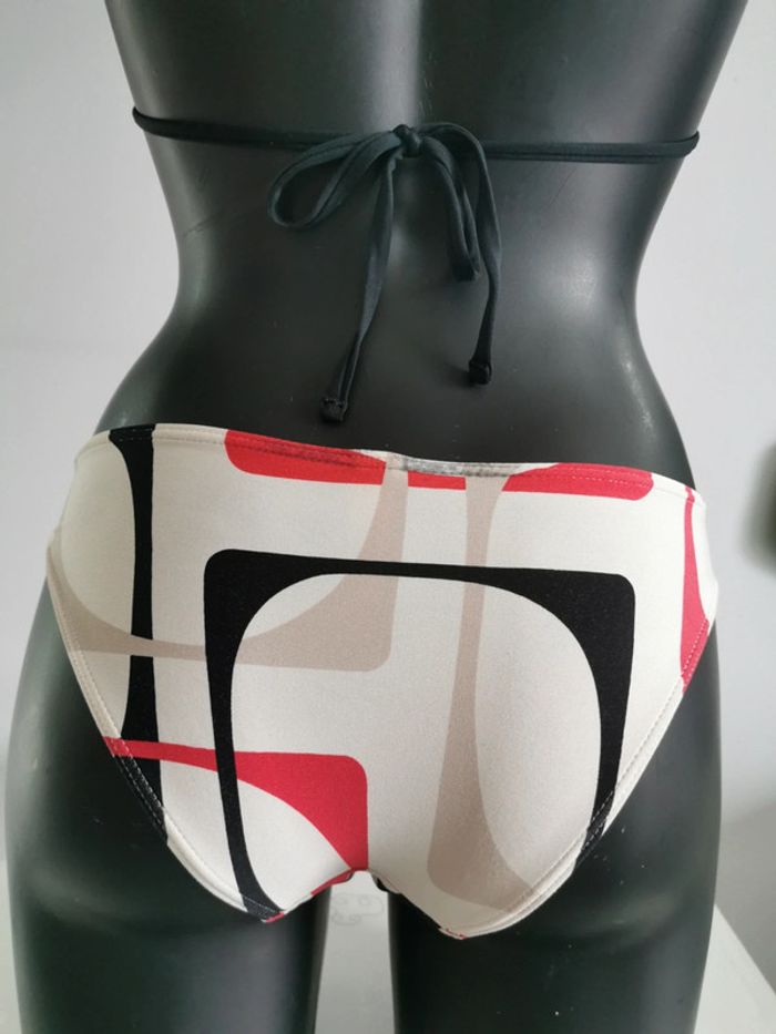 Maillot 2 pièces effet géométrique Etam Taille 36 - photo numéro 12