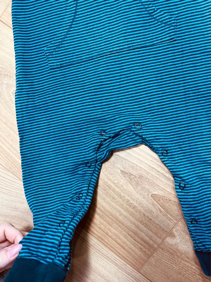 Taille 12-18 mois salopette d’été garçon H&M bleue * rayures * 💙 - photo numéro 4