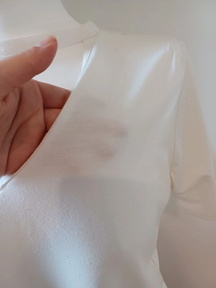 Top court blanc Romwe taille S 36 - photo numéro 3