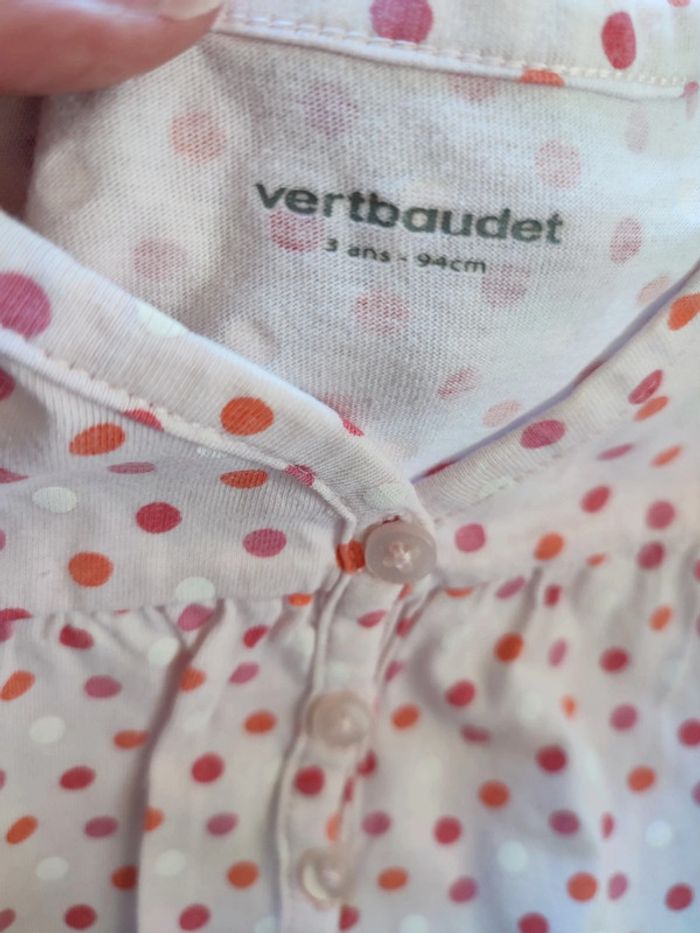 T-shirt manches longues 3 ans fille Vertbaudet - photo numéro 5