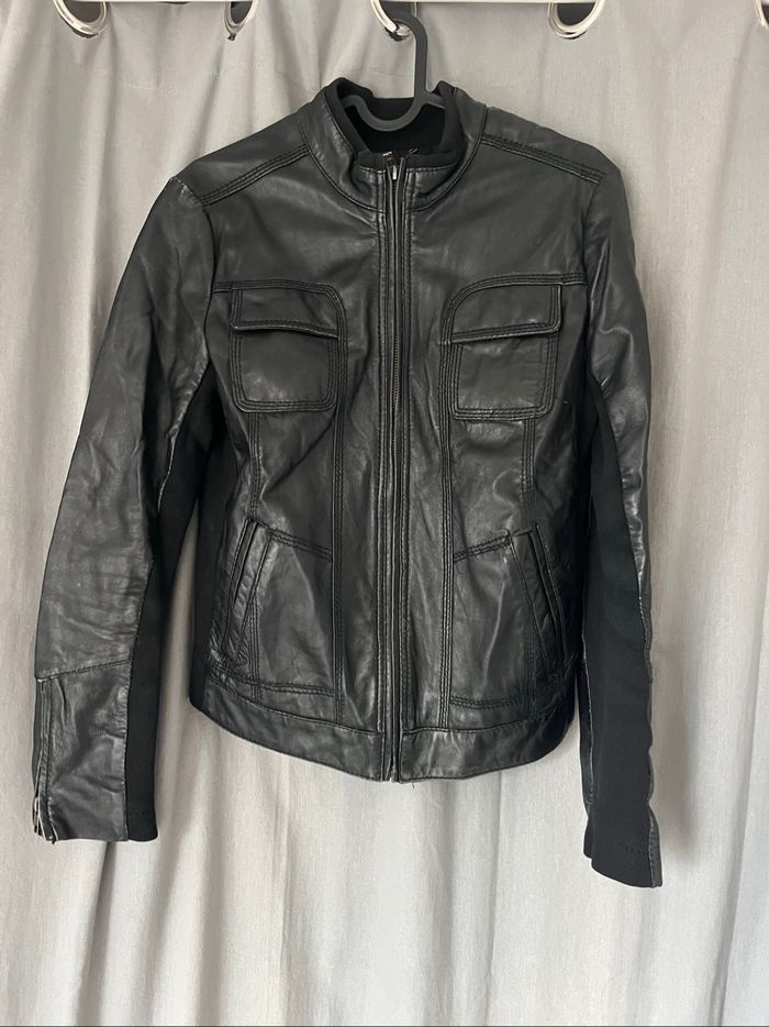 Veste cuir