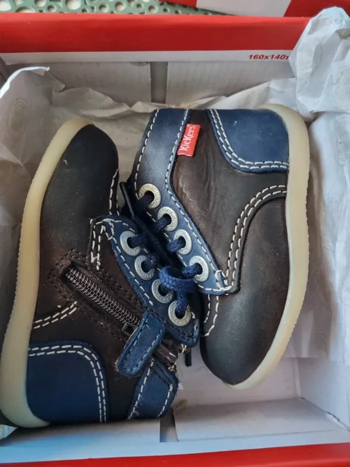 Bottines kickers pointure 19 - photo numéro 6