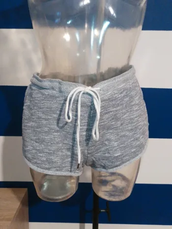 Short court gris chiné Undiz taille L