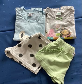 Lot de 2 ensembles Pyjashorts 5 ans