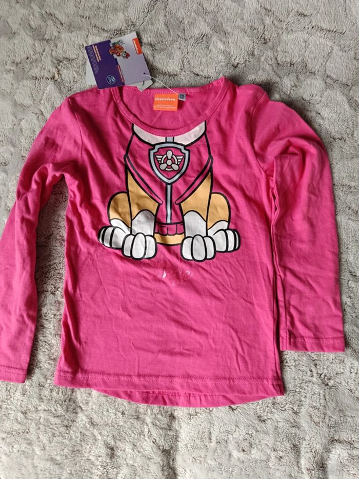 Tee-shirt manches longues fille Skye 5 ans Pat patrouille