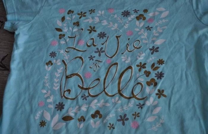 T shirt mc 110/116 fille - photo numéro 3