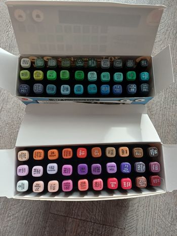 Lot de 60 Twin Marqueurs