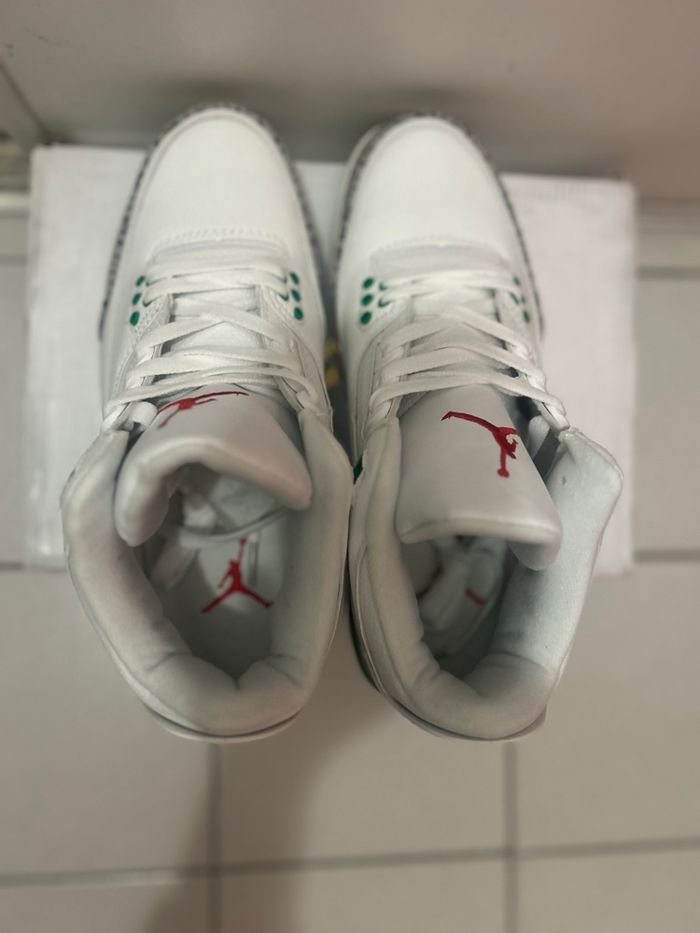 Aire Jordan 3 rétro Lucky Green - photo numéro 2