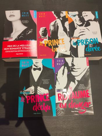 Série la princesse de papiers 5 tomes