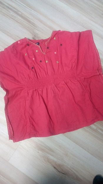 Haut manches chauve-souris vieux rose