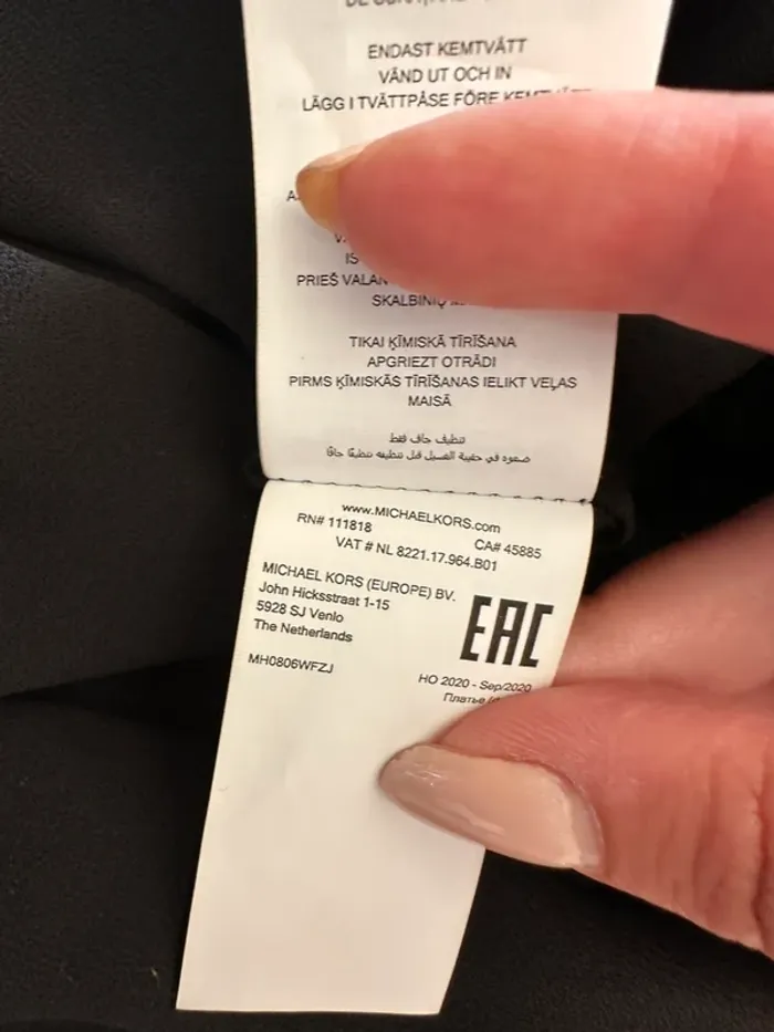 Robe Michael Kors noire dorée et argentée taille 36 - photo numéro 7