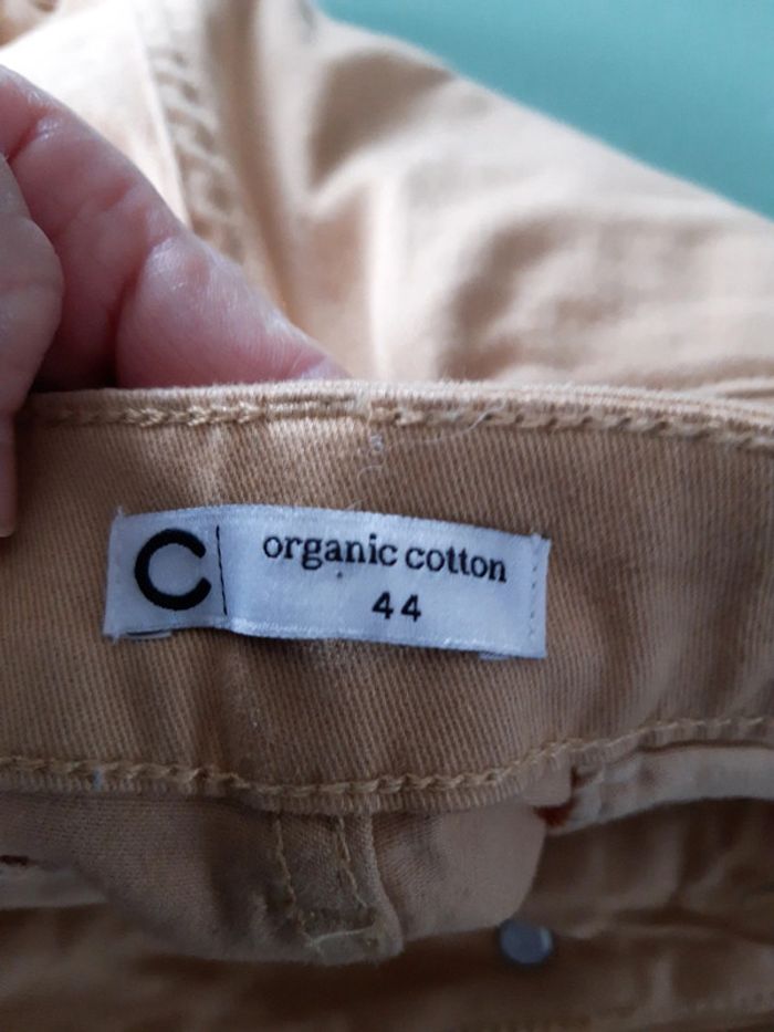 2 pantalons toile 44 homme - photo numéro 8