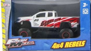 Maisto 21205 voiture 4x4 rebels rouge et blanc 21205