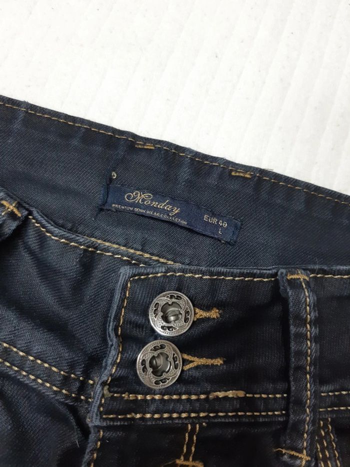 Pantalon jean Monday T40 - photo numéro 4