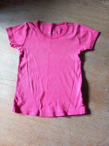 Tee-shirt rose 2ans